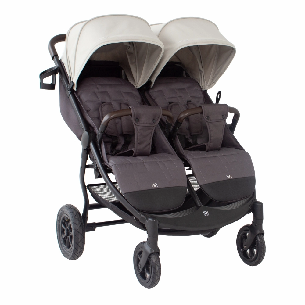 Прогулочная коляска для двойни Sweet Baby Donna Gray 108135128-progulochnaya-kolyaska-dlya-dvoini-sweet-baby-donna-gray