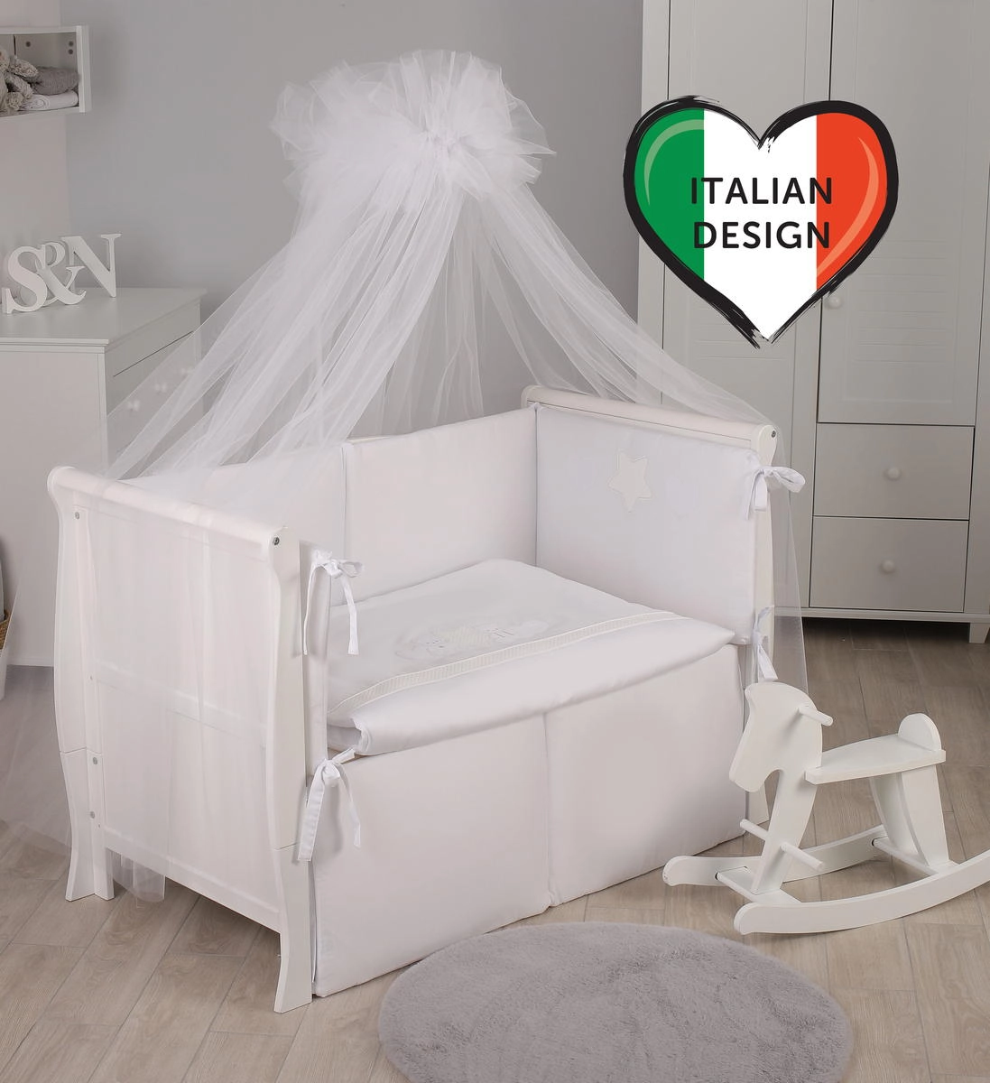 Сменный комплект постельного белья Lepre Bella, 3 предмета (125*65) Белый ypezo3g0p9g0dvclgh3bkuoft2cn3u1o