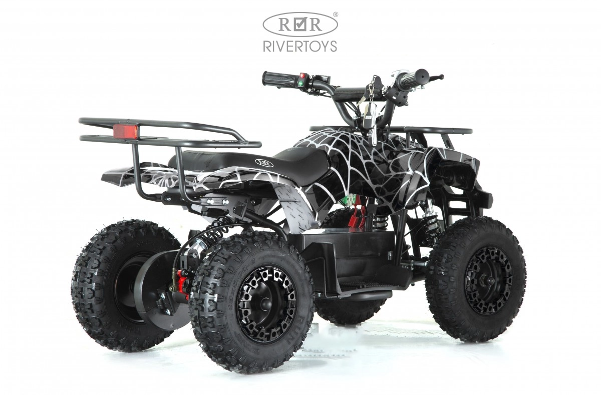 Детский электроквадроцикл RiverToys TIKI черный спайдер 2n3n8e6r2fzzj542v7tkfxf5qvs2vnt7