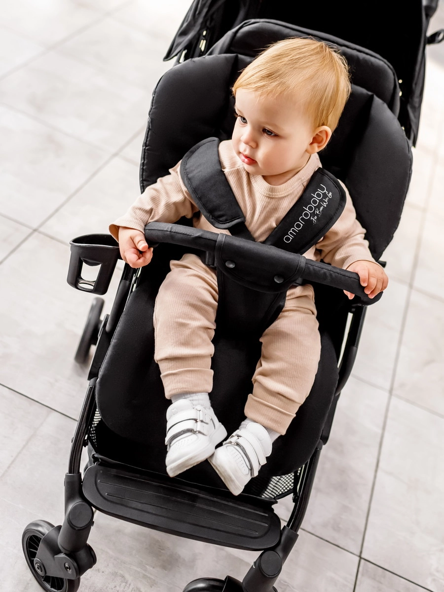 Прогулочная коляска Amarobaby Voyager Черный tr5ogmis735ic2jbnyaqbhkwlj40zhf0