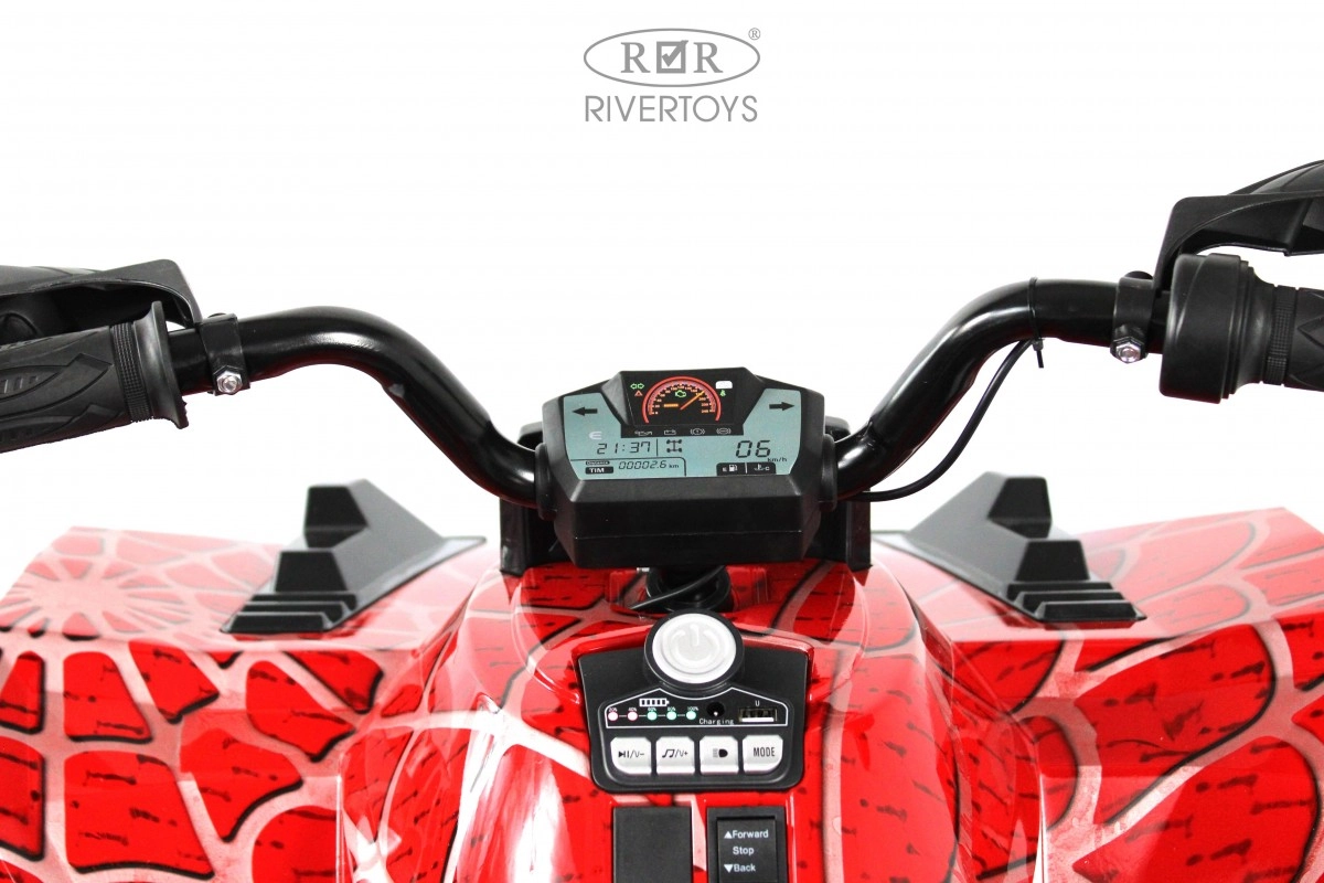 Детский электромобиль RiverToys X999XX красный спайдер ciwq3g9m1gi93kofbe2q6xzykrvqtprf