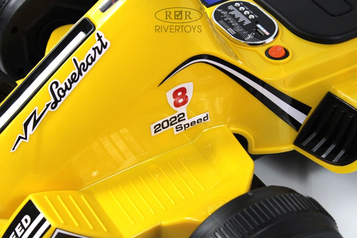 Детский электромобиль RiverToys K008PX желтый qfnb1brmb2xszp2beby1liufzdz14u0l