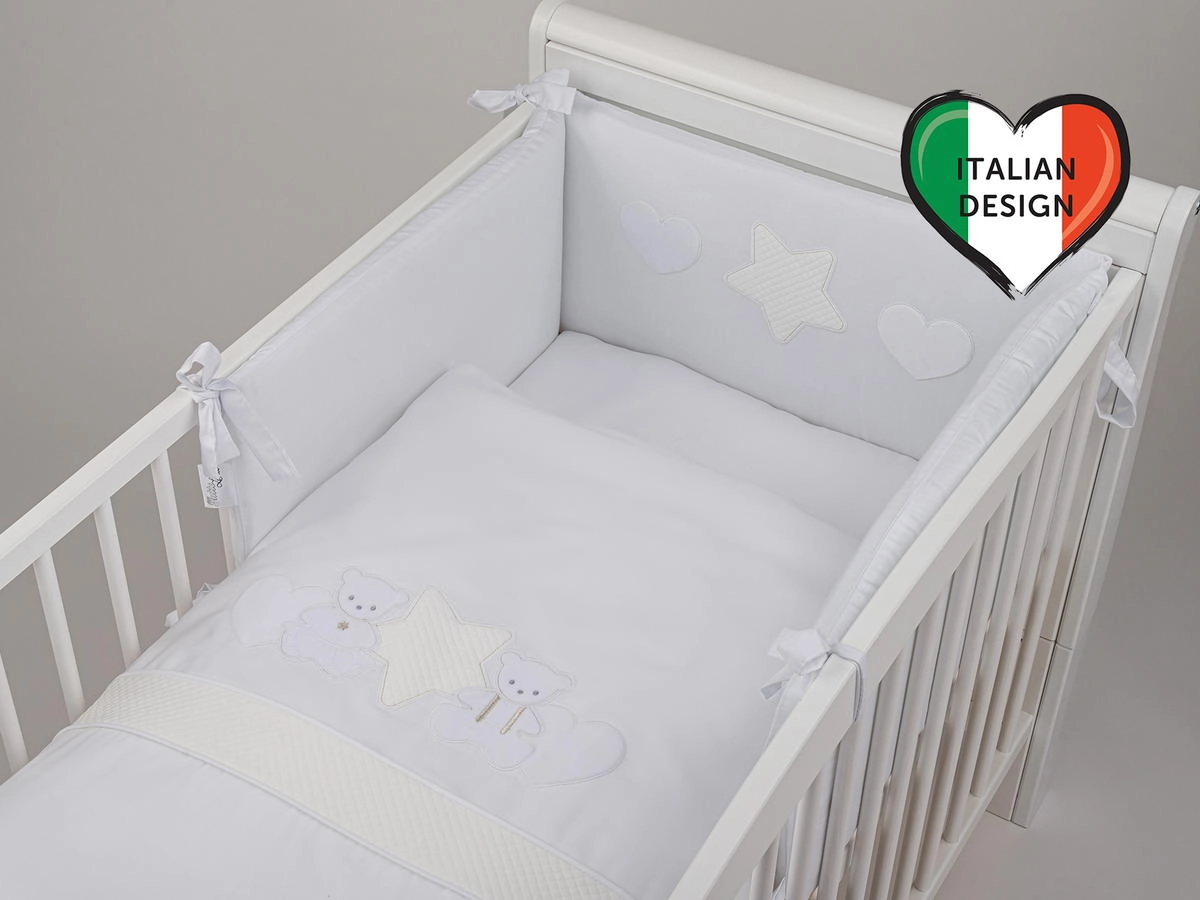 Сменный комплект постельного белья Lepre Bella, 3 предмета (125*65) Белый tnv02geki0hsp5yt80244xu4kue3107u