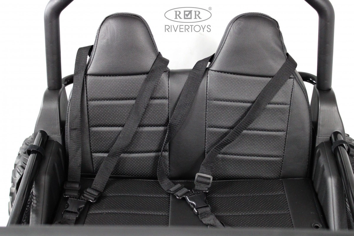 Детский электромобиль RiverToys P555PP черный 16cjpear5hbjvm9hiyhax1has6frblk7