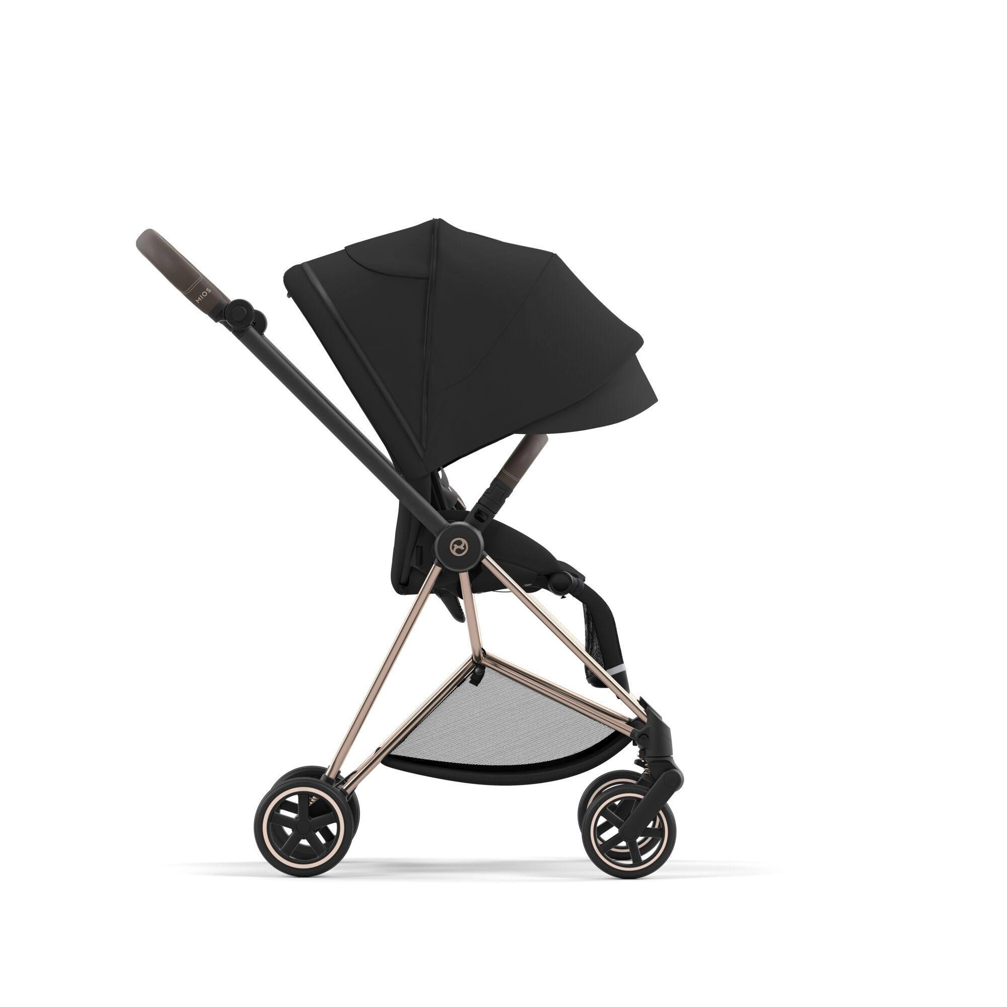 Cybex Mios V3 прогулочная коляска Sepia Black, Rose Gold доп