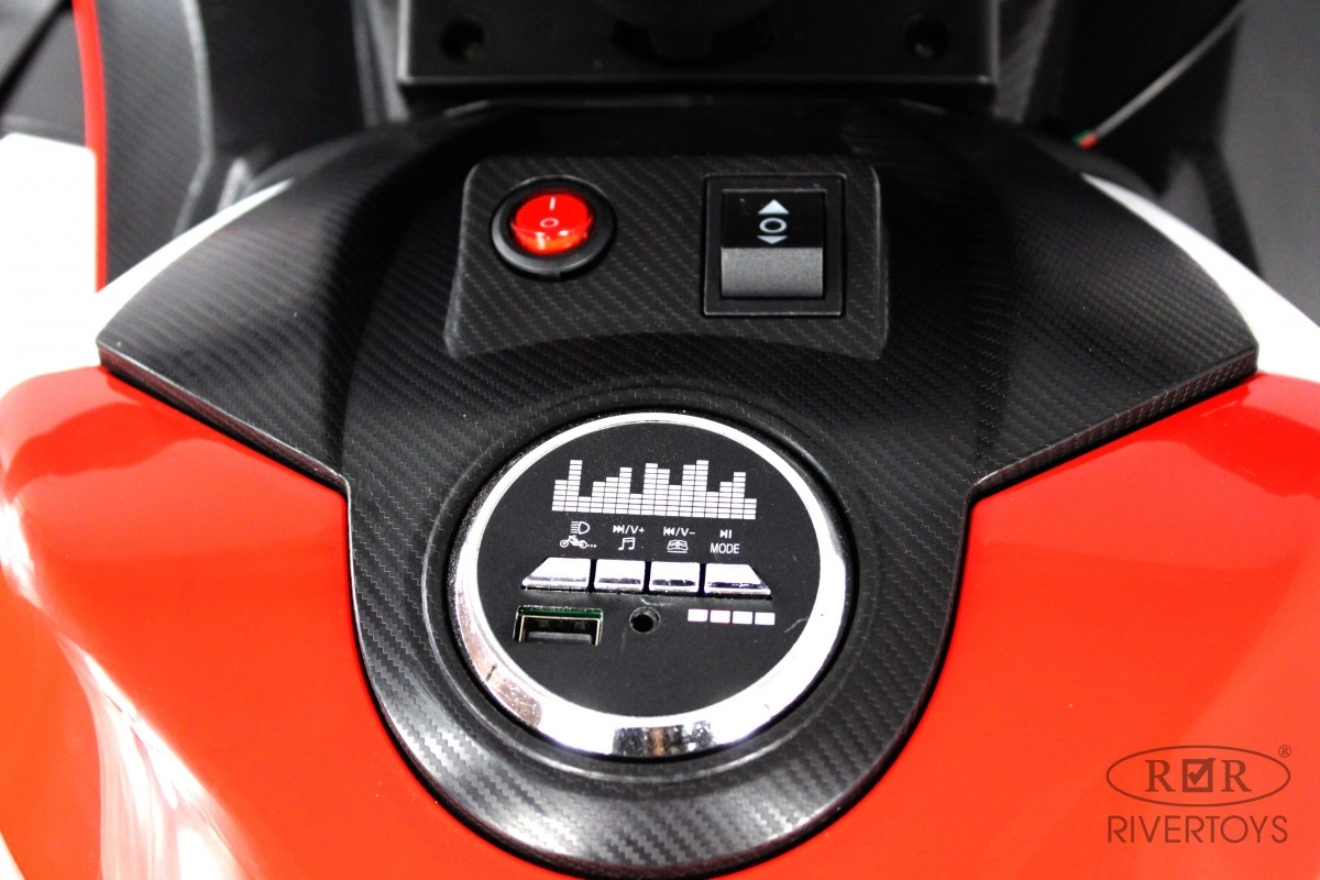 Детский электромотоцикл RiverToys М777БХ красный ep4wkxjja97cfj6iux7p9n8j8g2vq1u7