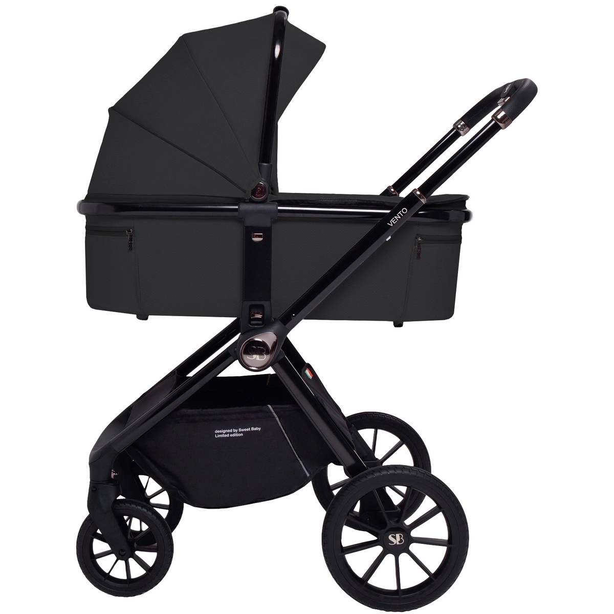 Коляска 2 в 1 Sweet Baby Vento Black mjh7vhaurhuvotfsv5gmjk27aw19nn6h