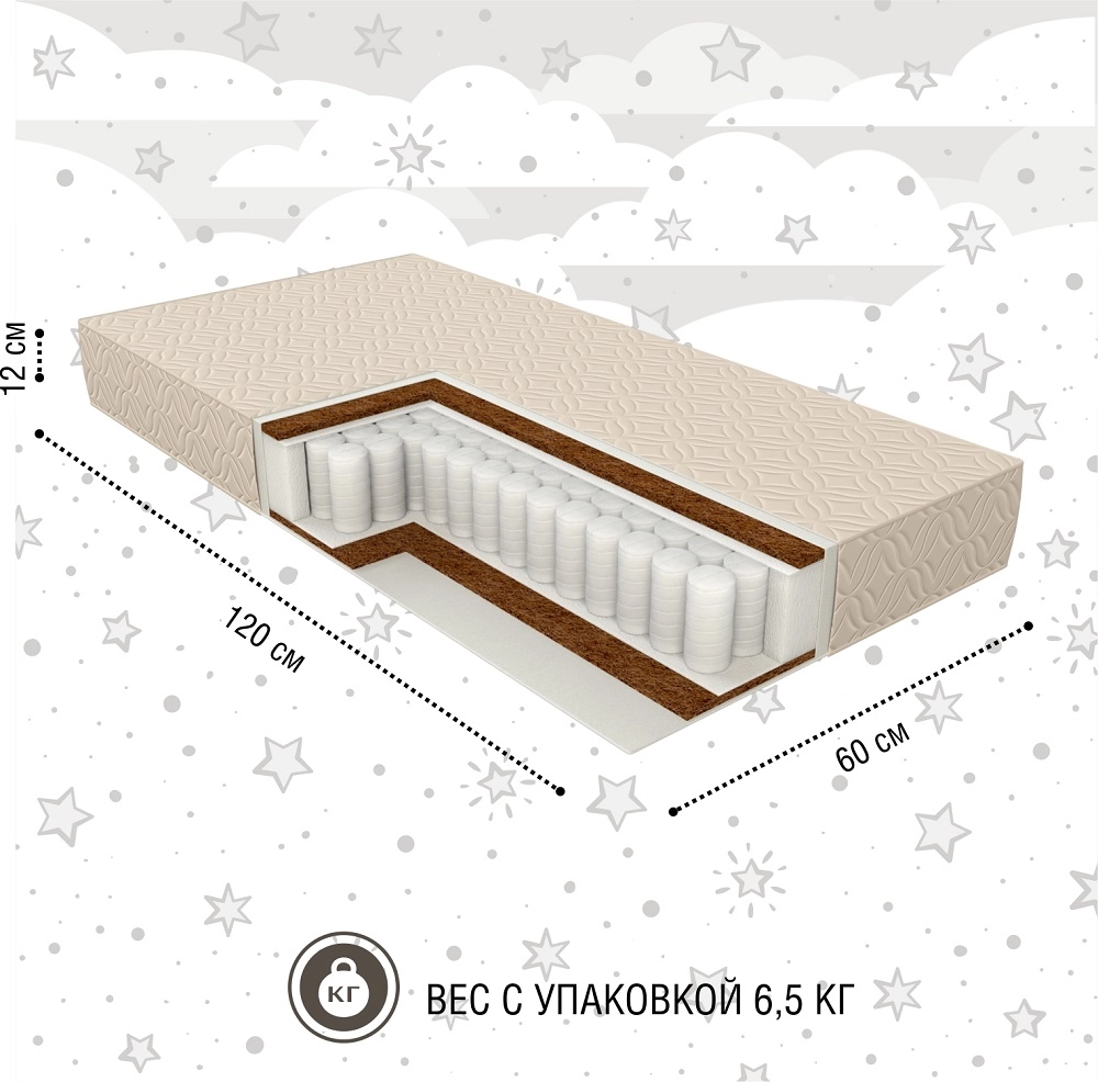 47859-matras-v-krovatku-sweet-baby-latex-primavera-deluxe-r120h60h12