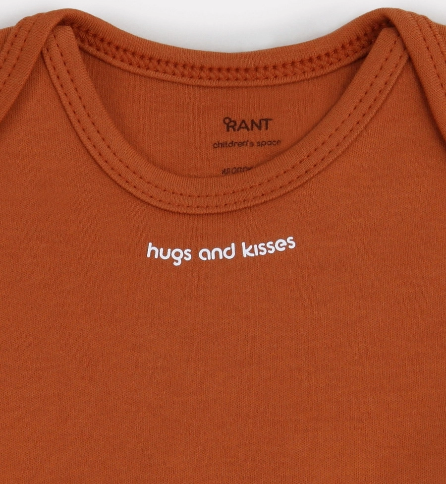 Боди Rant Hugs and Kisses с коротким рукавом 2 шт. 74 Curry Brown zj6os5yznf9r1vhxc5gnqt4o3mai8r2u