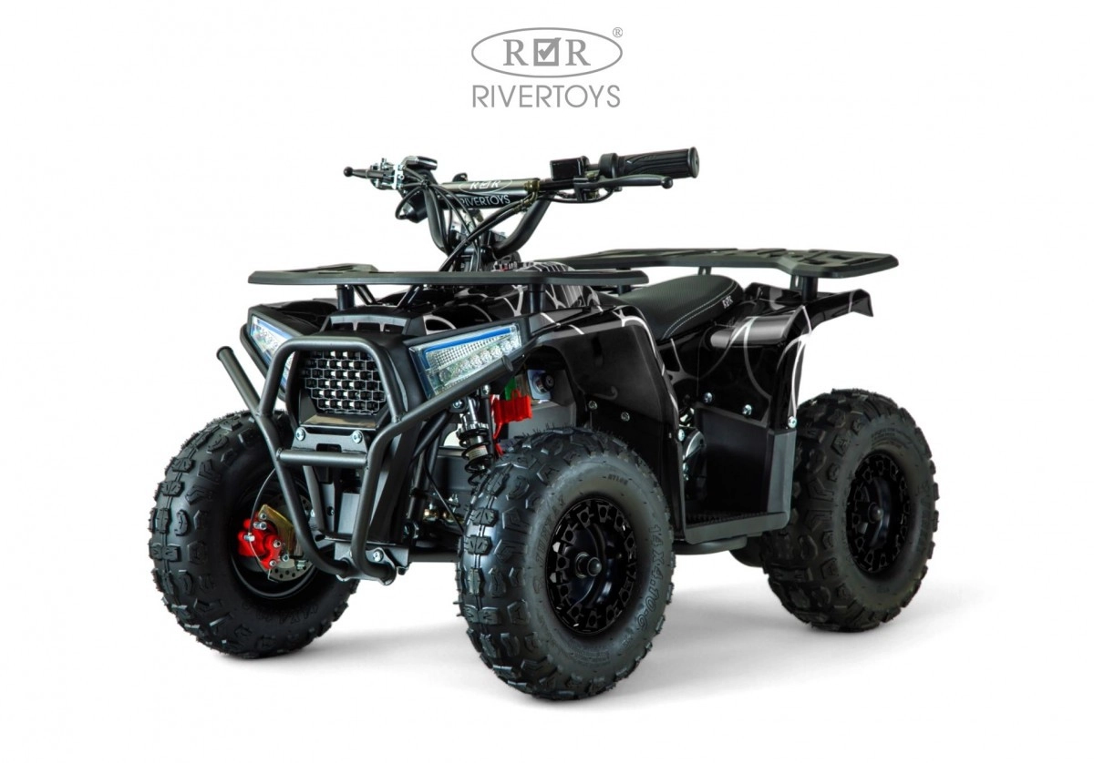 Детский электроквадроцикл RiverToys MIKA LUX черный Spider lqh5scqy03hblljjwjdgnvkichn93vfv