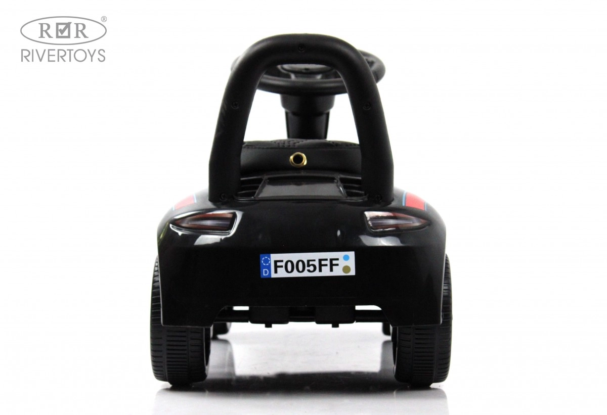 Детский толокар RiverToys F005FF черный rmxdvikzttbkvdpc0bz8bhtx1oymg37u