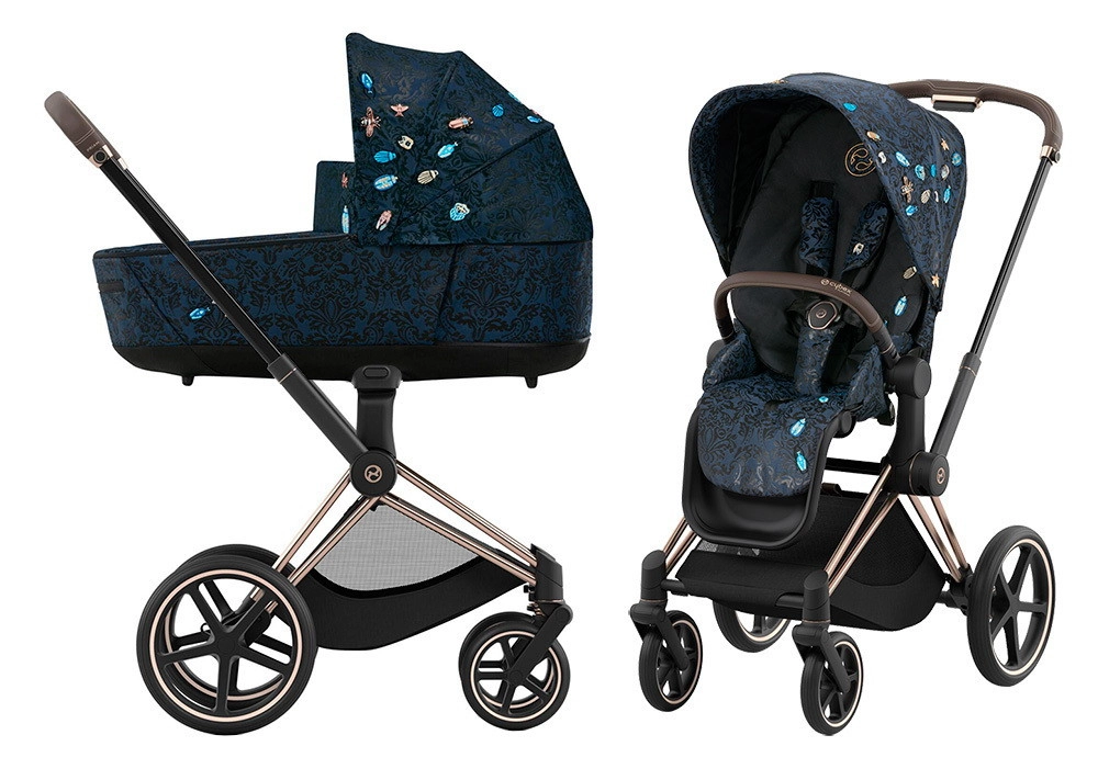 Коляска 2 в 1 Cybex Priam IV (шасси Rosegold) Jewels of Nature 1f2yfywtw4uw85plijrkoamt3nlp9fqb