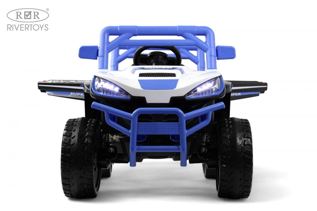 Детский электромобиль RiverToys L888LL синий 2tllhuuc6mf9v1t5mflknw0c4z15morh