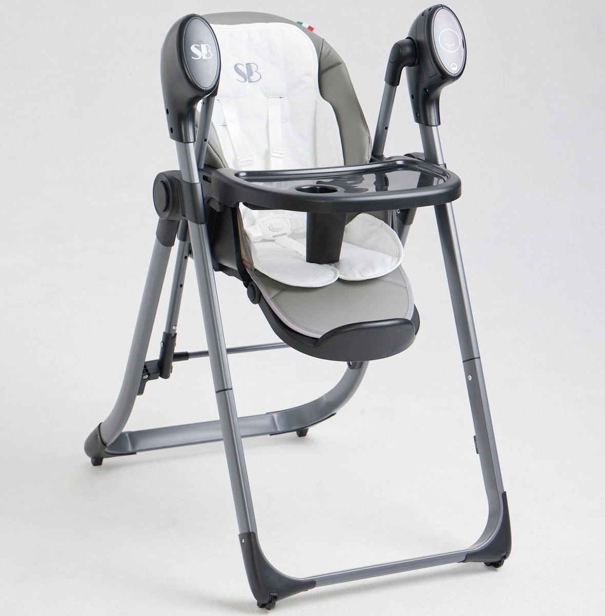 Стульчик для кормления-электрокачели Sweet Baby Amuleto Steel Grey ys1mf7uspoww5e2up8zkajj3po8bi0ht
