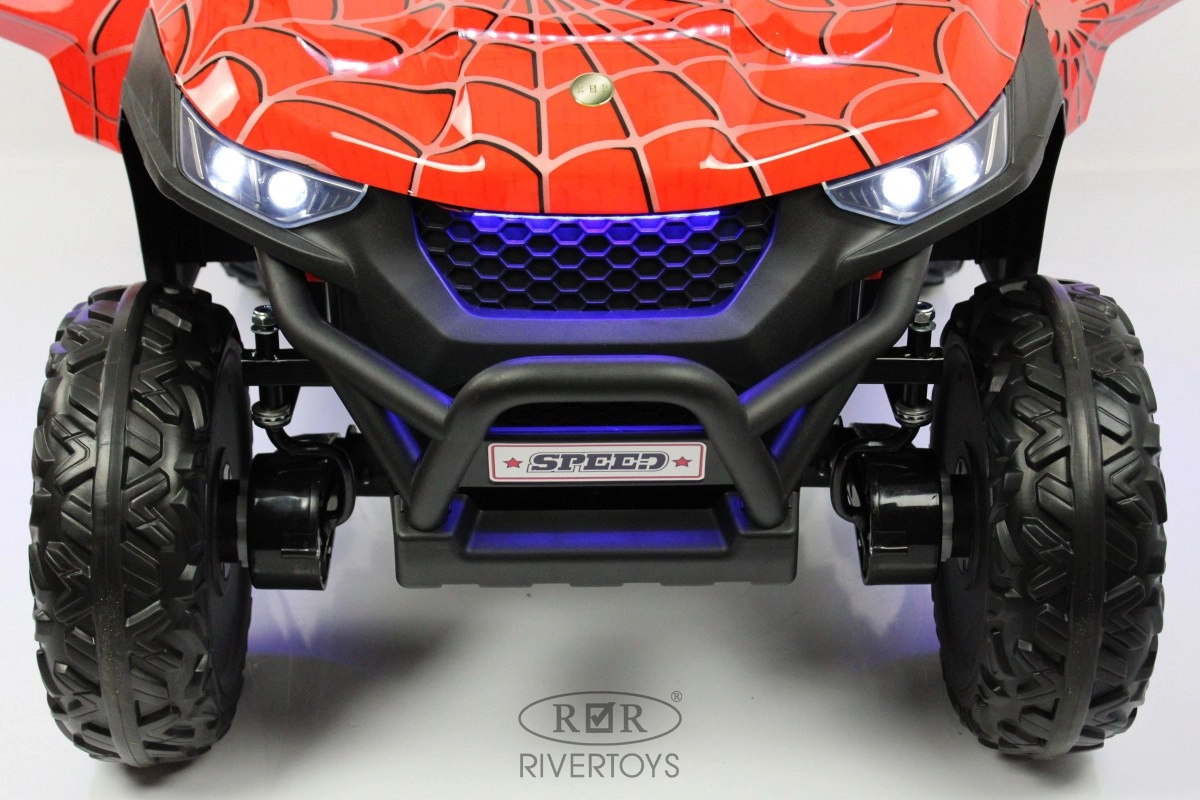 Детский электромобиль RiverToys T777TT 4WD красный Spider prm9wlz77b22zodon1o49008morutzlt