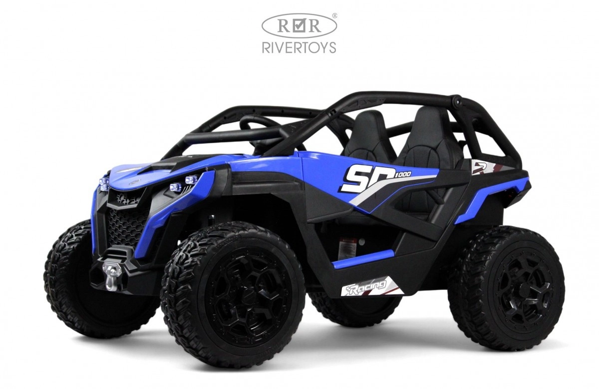 Детский электромобиль RiverToys C777CC синий rs9z0sjymh5w4w3nxeu198p244llxdv9