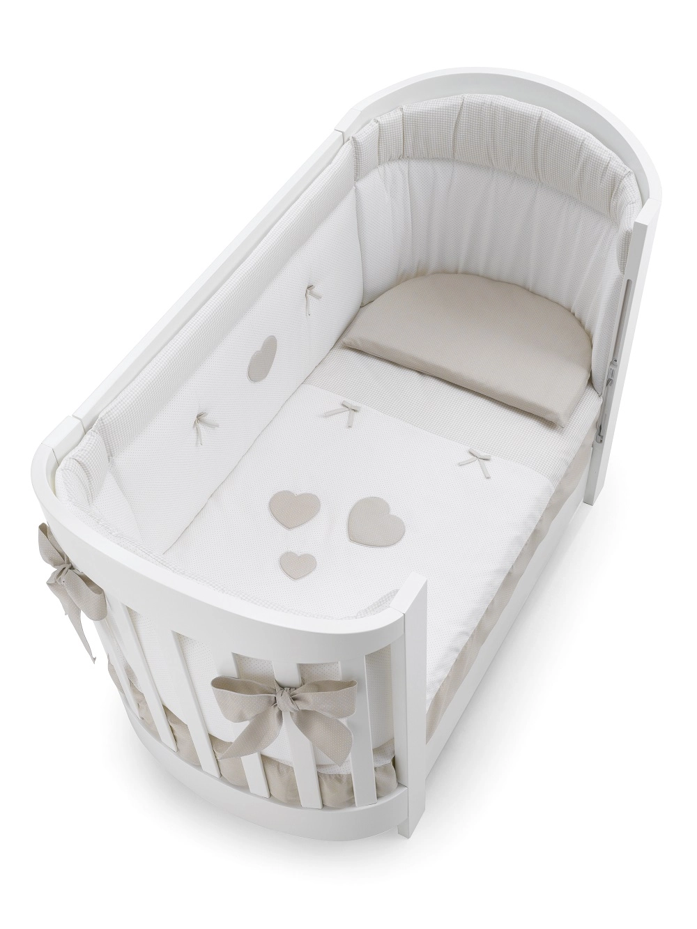 Комплект постельного белья Erbesi Ariel (3 предмета) белый/песочный 108134323-komplekt-postelnogo-belya-erbesi-ariel-3-predmeta-beliipesochnii