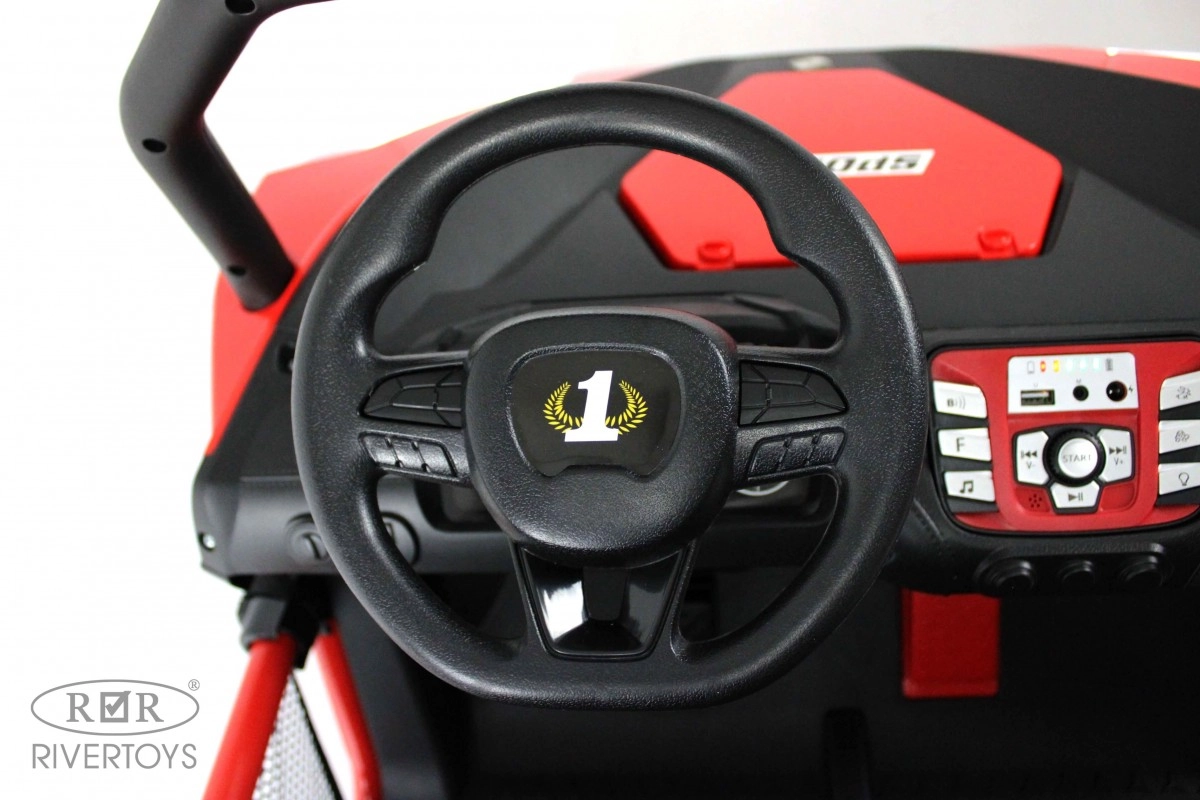 Детский электромобиль RiverToys P555PP красный y805yu500g8a3czz921bxdzec783ht07