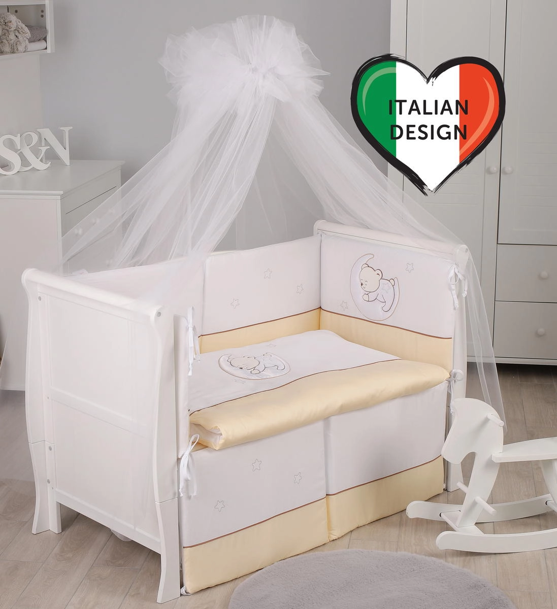 Комплект постельного белья Lepre Amore 6 предметов (125*65) 31 крем hqix52x745gkbwehf6bbhc31mur9cdft