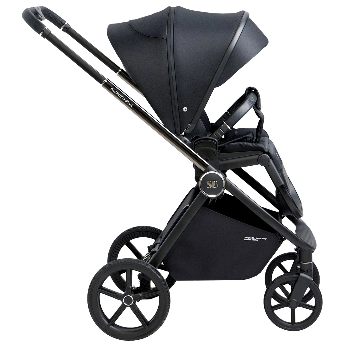 Прогулочная коляска Sweet Baby Elegante Chrome Black jkh73fr9f8z8gtnfjcstcpe513siv4jk