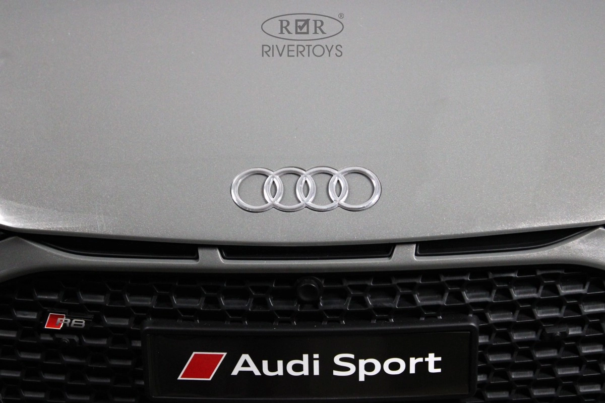Детский электромобиль RiverToys AUDI R8 M333MM серый 05j3ahr7p76xcyw4wqn35xsogqf0z747