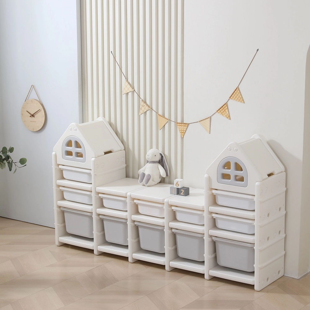 Стеллаж для игрушек UNIX Kids (12 ящиков) Grey  108131669-stellazh-dlya-igrushek-unix-kids-12-yashikov-grey-