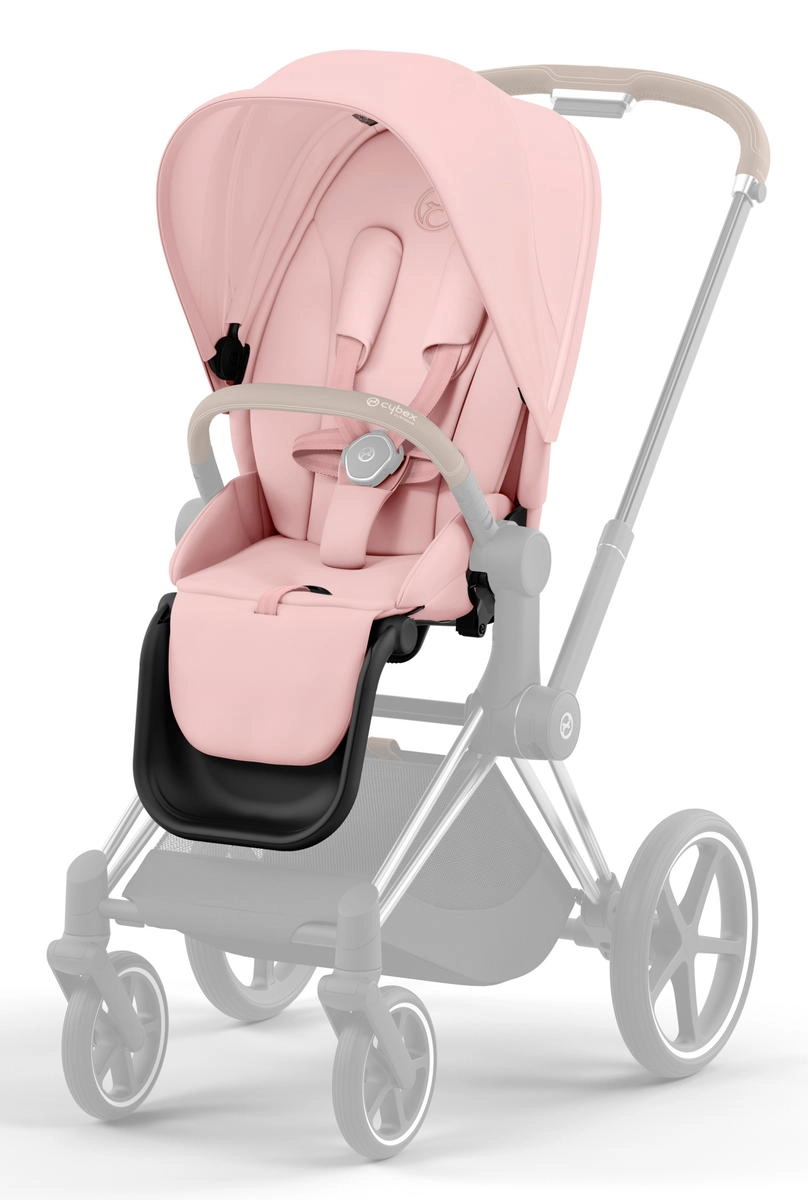 Коляска 2 в 1 Cybex Priam IV (шасси Chrome Brown) Peach Pink nd4d2wie01whry8f5kue8yqvn1i5dy2p