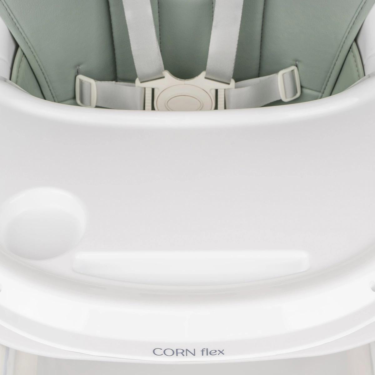 Стульчик для кормления Indigo Corn flex зеленый-серый etazmqkcmz8mjx3nms5lw9pprjcw27s3