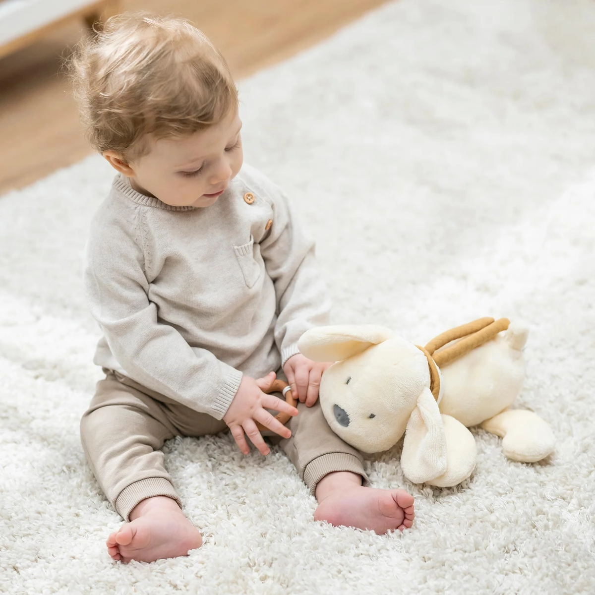 Игрушка мягкая музыкальная Nattou Musical Soft toy CHARLIE Собачка ваниль 2gcycdo727jco9ktpea6g3mamz5o8fql