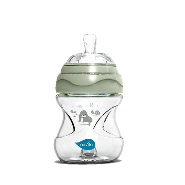 Антиколиковая бутылочка Nuvita 6011 Materno Feel 150мл, пластик серо-зеленый nk5dqfkd6gk53ofqsb2clg9g6ap47nw4