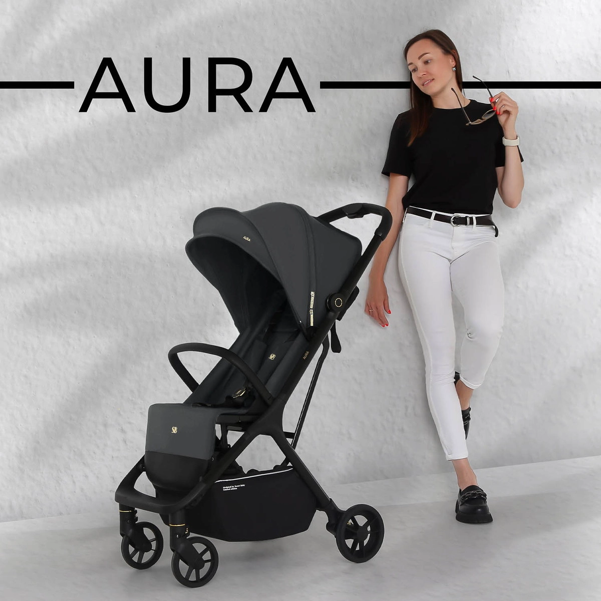 Прогулочная коляска Sweet Baby Aura Grey i3n2r8j5s84nrmy6m1i43d03wc7tkmfq