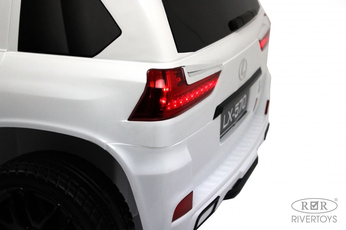 Детский электромобиль RiverToys Lexus 570 E555EE белый yuo0u1u27rgz1gmxk7af8avrvbukum13