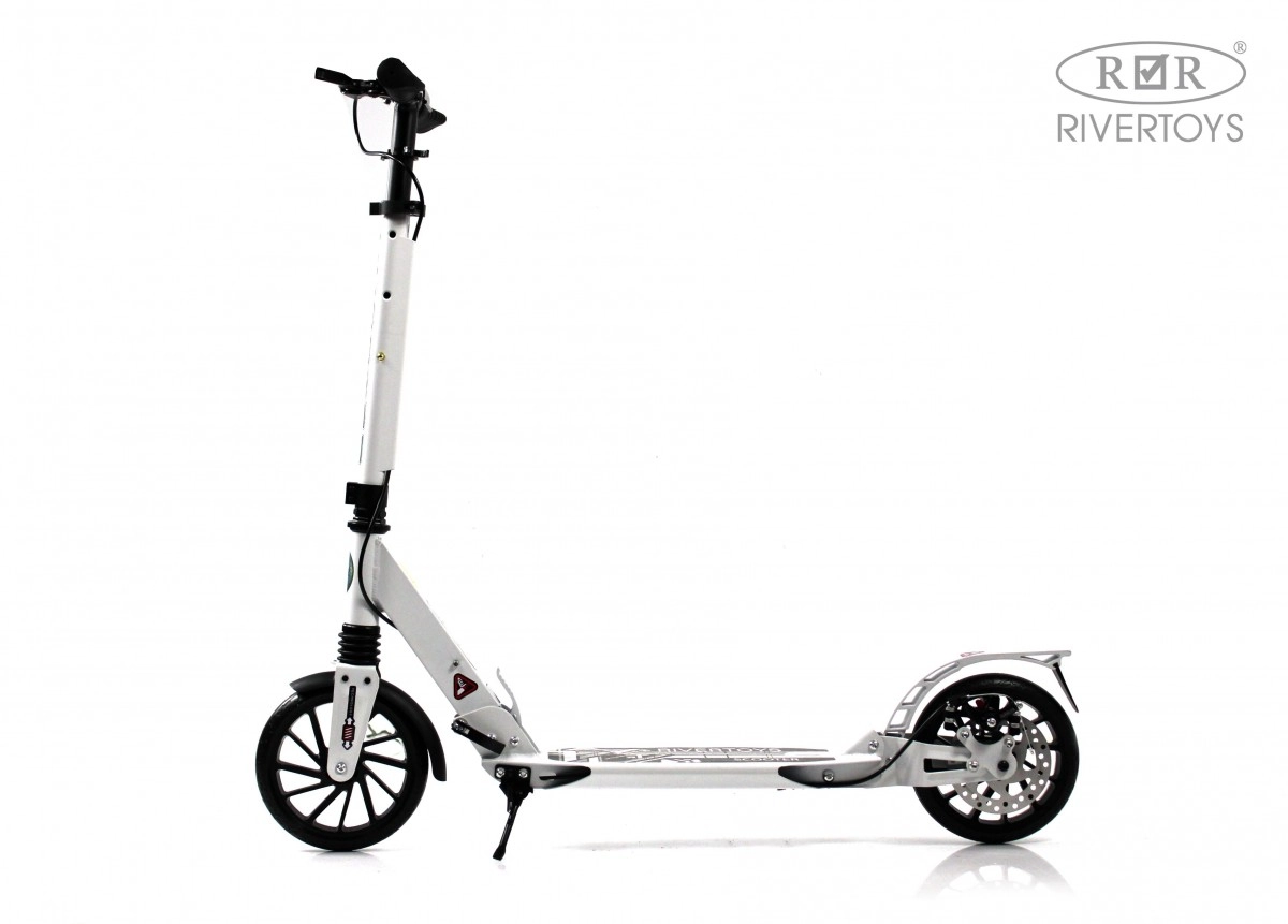 Детский самокат RiverToys HB-A7 белый y9irnmrnzcnlkmamw9mi0lflsaw1rcs2