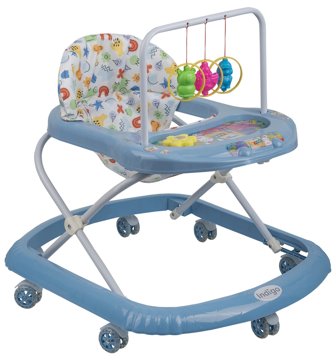 Детские ходунки Indigo Карусельки С синий 27eq236byesurv0omik53132tg4ewdik