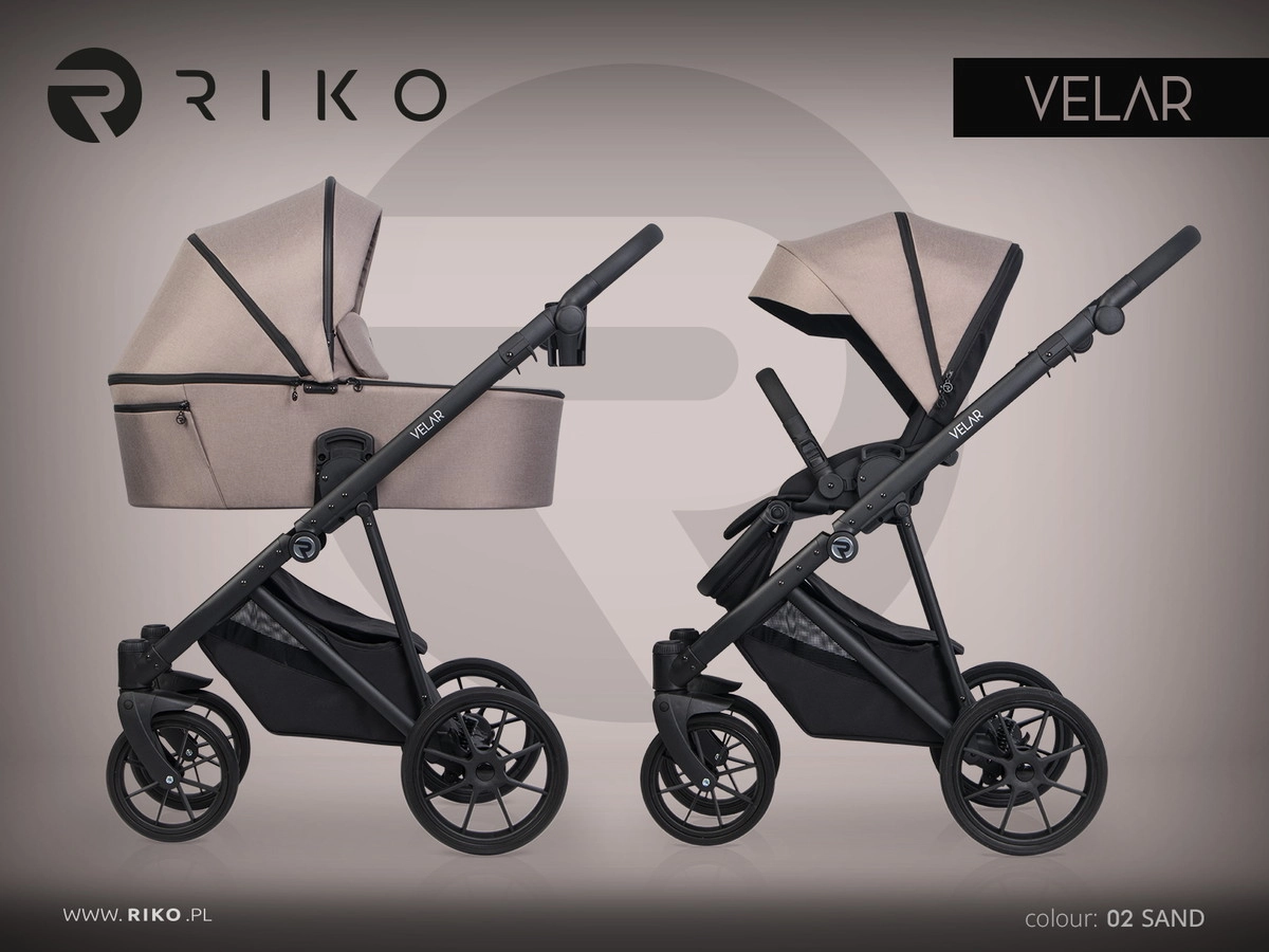 Коляска 2 в 1 RIKO VELAR 02 Sand (бежевый) h3msm1brwiinsacyxt0djrw7imgd0t2u