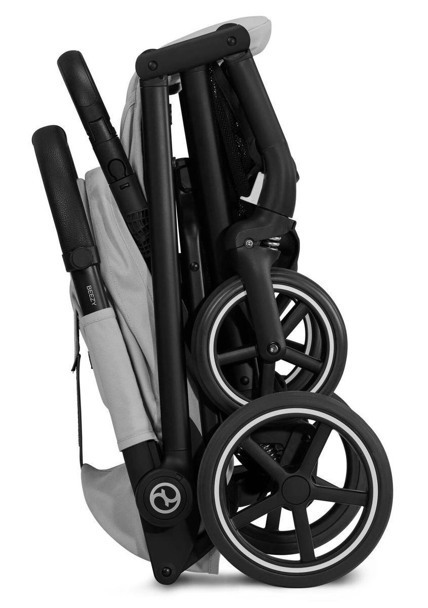 Прогулочная коляска Cybex Beezy Fog Grey с дождевиком и бампером a3u6sxxavlpa2owh2kd14c11bujph5ad