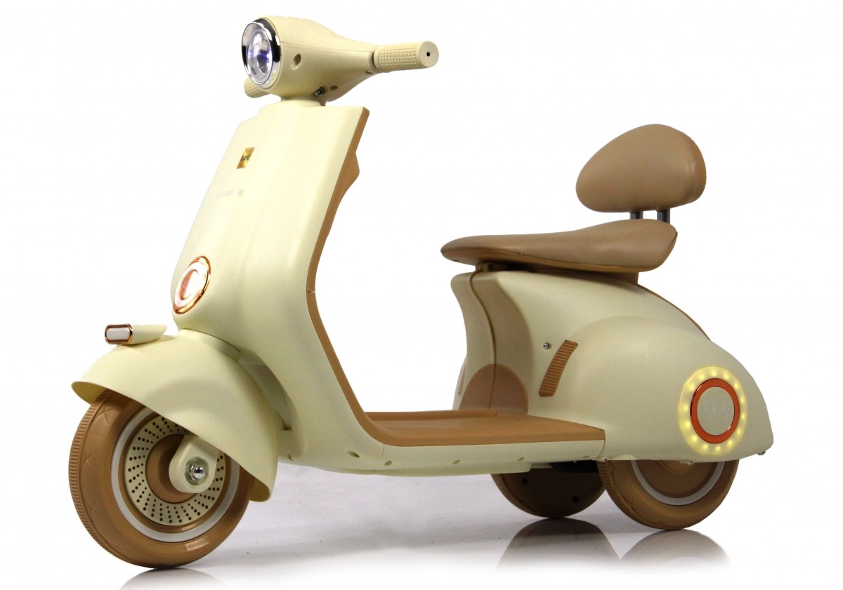 Детский электроскутер RiverToys K777PX-A бежевый r483ne81lg05vs57ihrbny8eg9tpol6w