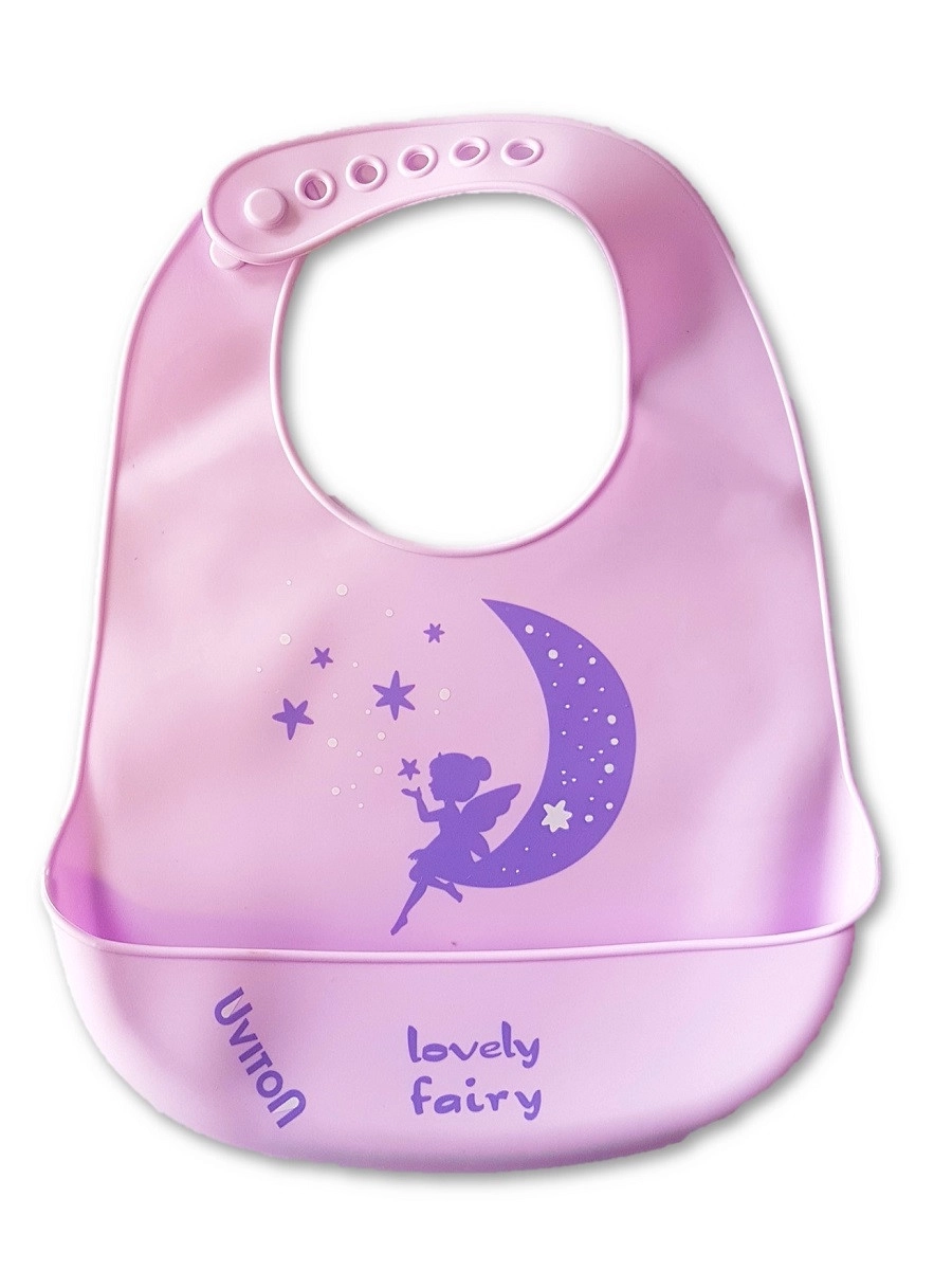 Нагрудник силиконовый Uviton арт. 0246 Moon (лиловый) 3240051444535a90a9c4847d6f73b2e7