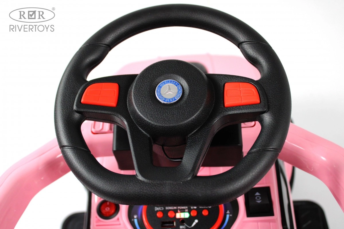 Детский электромобиль RiverToys G008GG-A розовый bkhwcbwbfdpnrhgpx42735j9756uwdim
