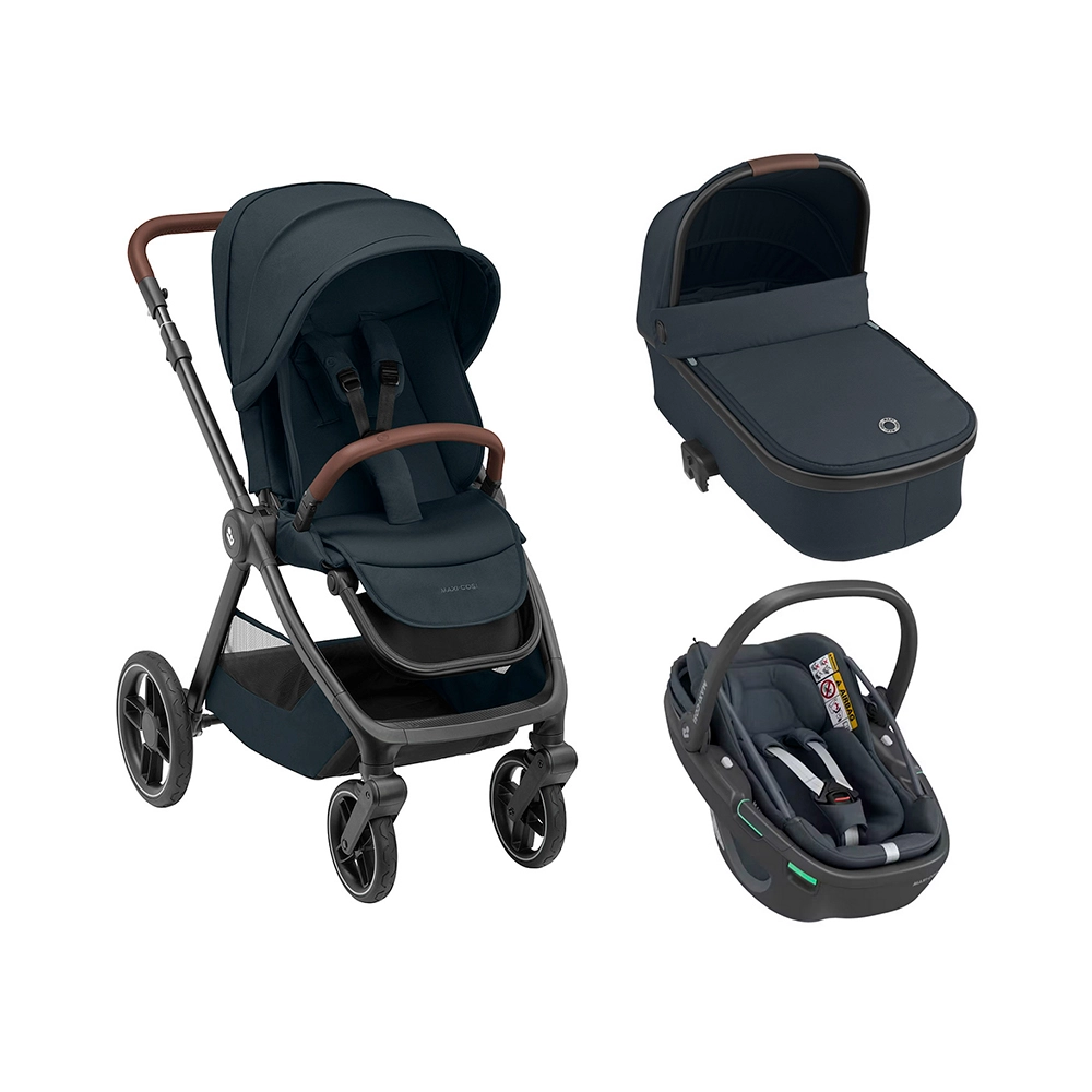 Коляска 3 в 1 Maxi-Cosi Oxford Coral 360 Essential Graphite 6a543c12874255a62bae45064d0e20dd