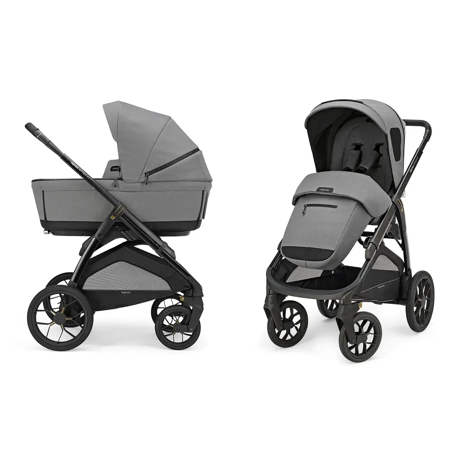 Коляска 2 в 1 Inglesina Aptica XT с подставкой под люльку Stand Up (Canyon Grey 2025)