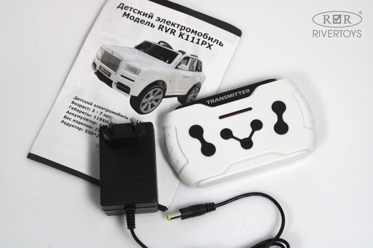 Детский электромобиль RiverToys K111PX черный глянец qei0ce71juxn5f3xw7jtd9y543qmiui2