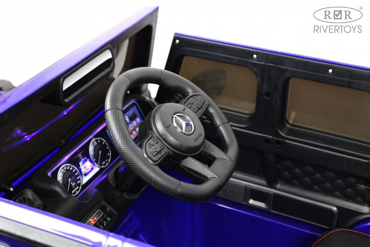 Детский электромобиль RiverToys Mercedes-AMG G63 4WD K999KK синий глянец h9ty2ow3eyjhjpo4wyaop4anobhz8tg0