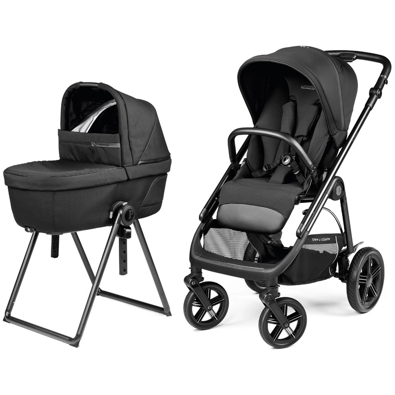 Коляска 2 в 1 Peg Perego Veloce TC Belvedere (True Black New)