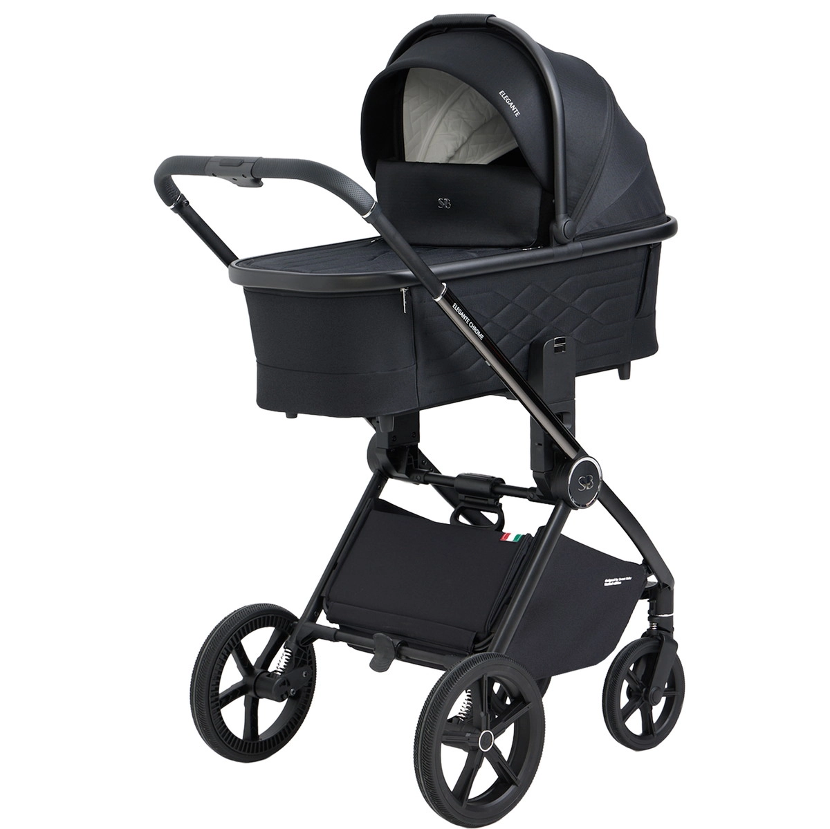 Коляска 2 в 1 Sweet Baby Elegante Chrome Black whrcajrzbebwqsyy9f68ihif8o9l3coj