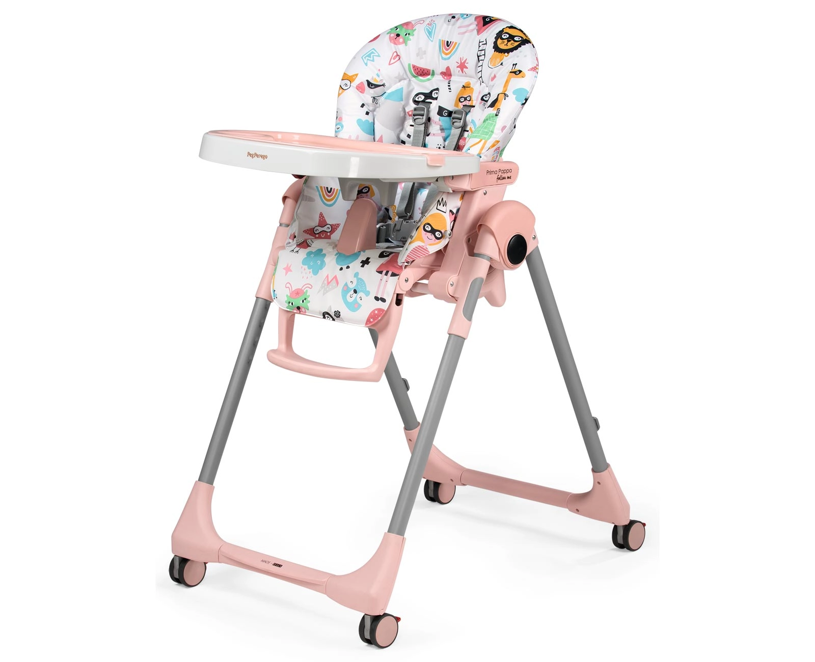 Стульчик для кормления Peg Perego Prima Pappa Follow Me Super Girl 108126441-stulchik-dlya-kormleniya-peg-perego-prima-pappa-follow-me-super-girl