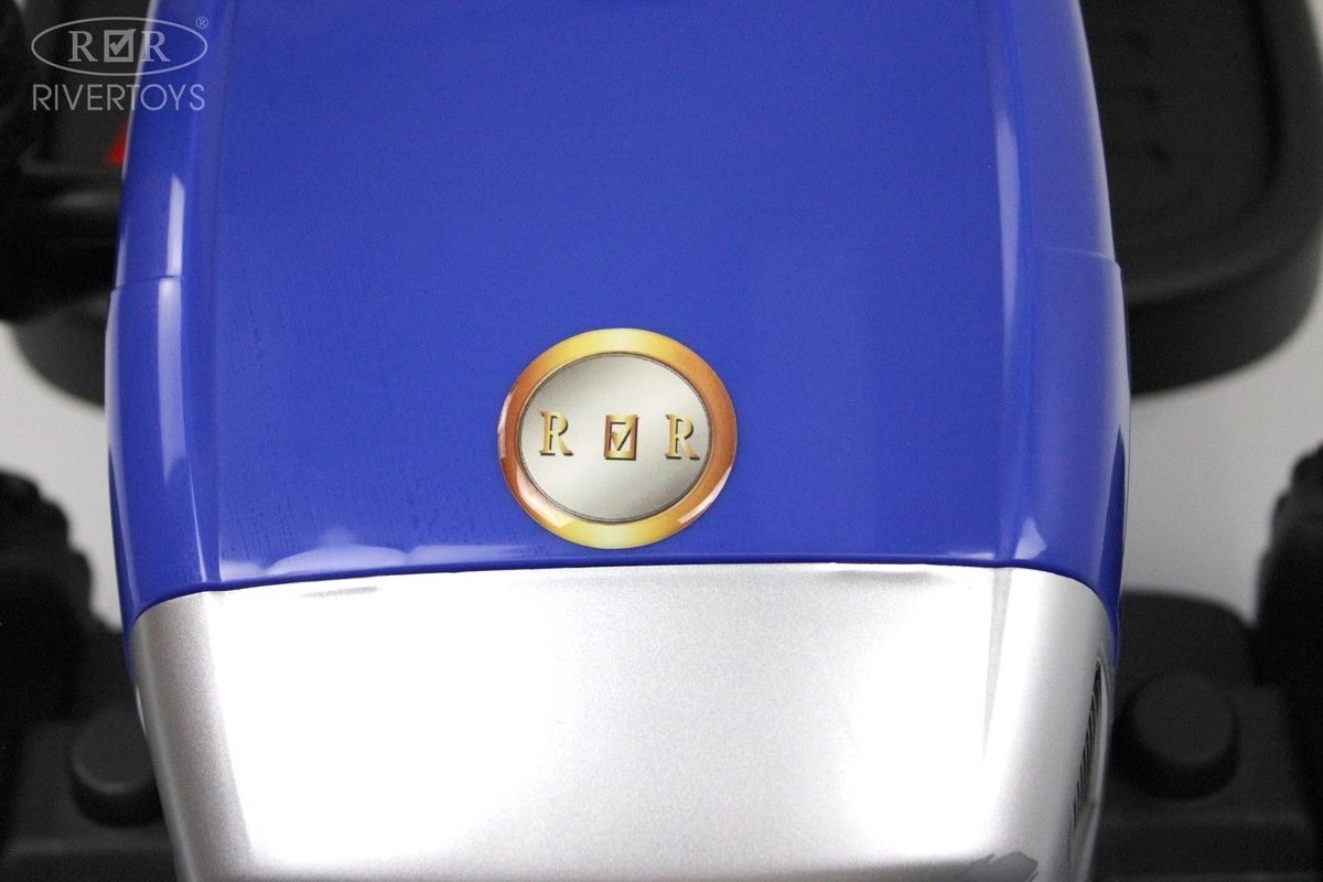 Детский электромобиль RiverToys Трактор H444HH синий 6pgj3ak5e9ff7hkg25luk894sy89d8jv