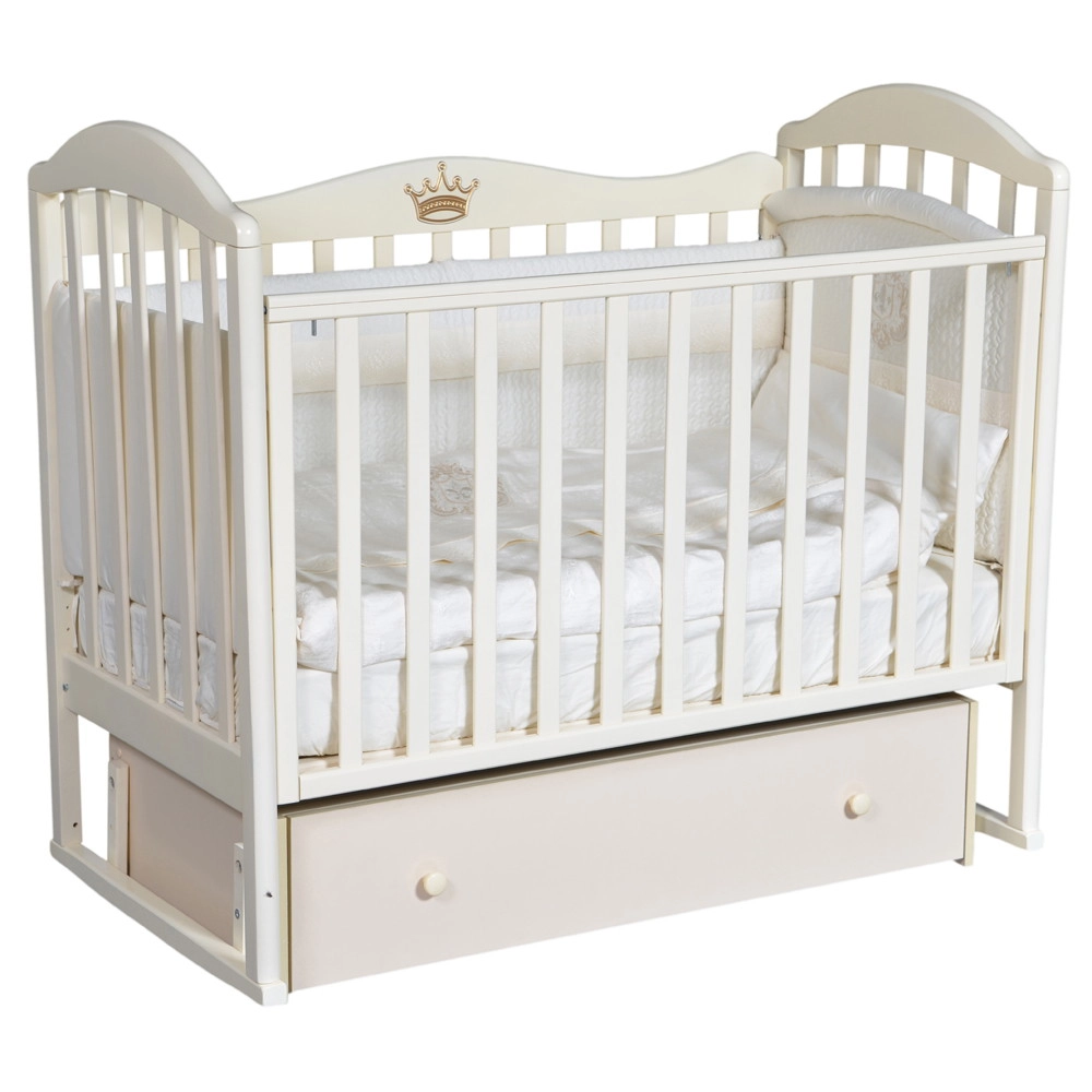 Детская кроватка КЕДР Emily 1 УМ Слоновая кость s6o9ehz3ss83119xopwfiq4gs4glsfw1