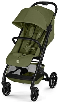 Прогулочная коляска Cybex Beezy NEW (Moss Green c дождевиком и бампером)
