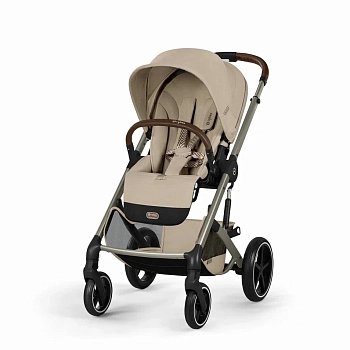 Прогулочная коляска Cybex Balios S Lux NEW (TPE Almond Beige с дождевиком)